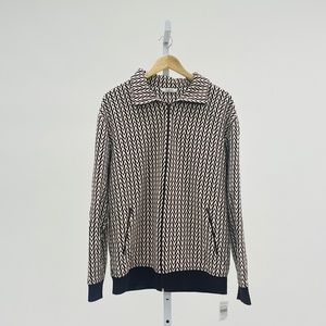 NWT Valentino Logo Print tracksuit jacket & pants set maroon and cream